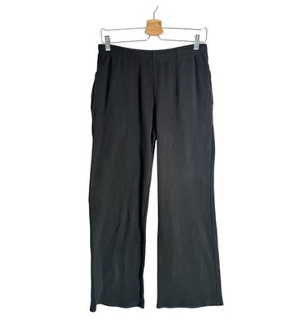 Brandy Melville Anastasia Black Waffle Sweatpants 100% Cotton Lounge Pants S/M
